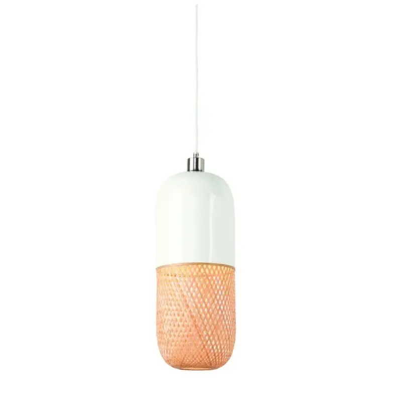 Kup online Bambusowa lampa wisząca Mekong, 20x50 cm naturalny, Good and Mojo