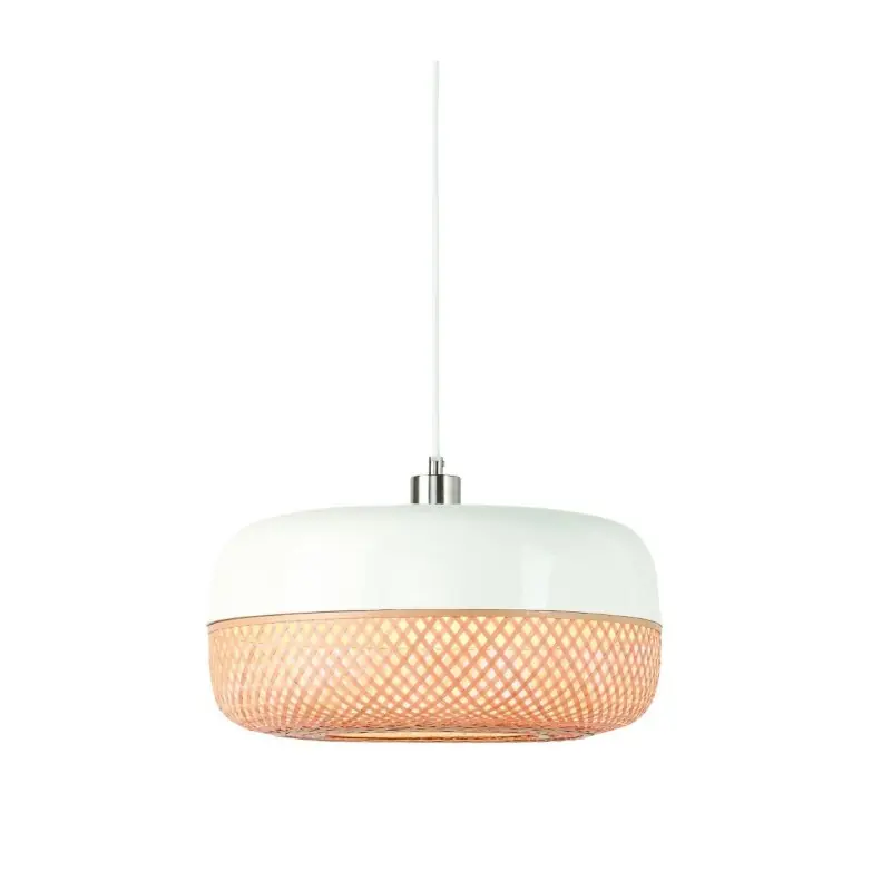 Bezpieczne zakupy Bambusowa lampa wisząca Mekong, 40x22 cm naturalny, Good and Mojo