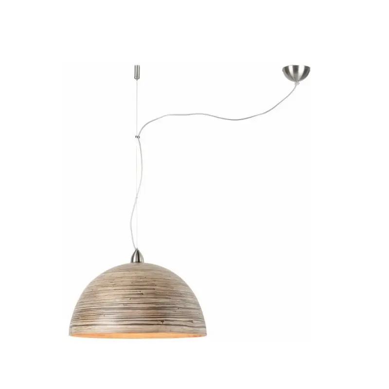 Wyjątkowa oferta Bambusowa lampa wisząca Halong, 53x35 cm naturalny, Good and Mojo