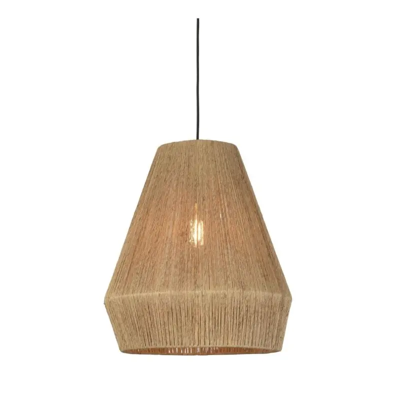 Nowość Jutowa lampa wisząca Iguazu, 60 cm naturalny, Good and Mojo