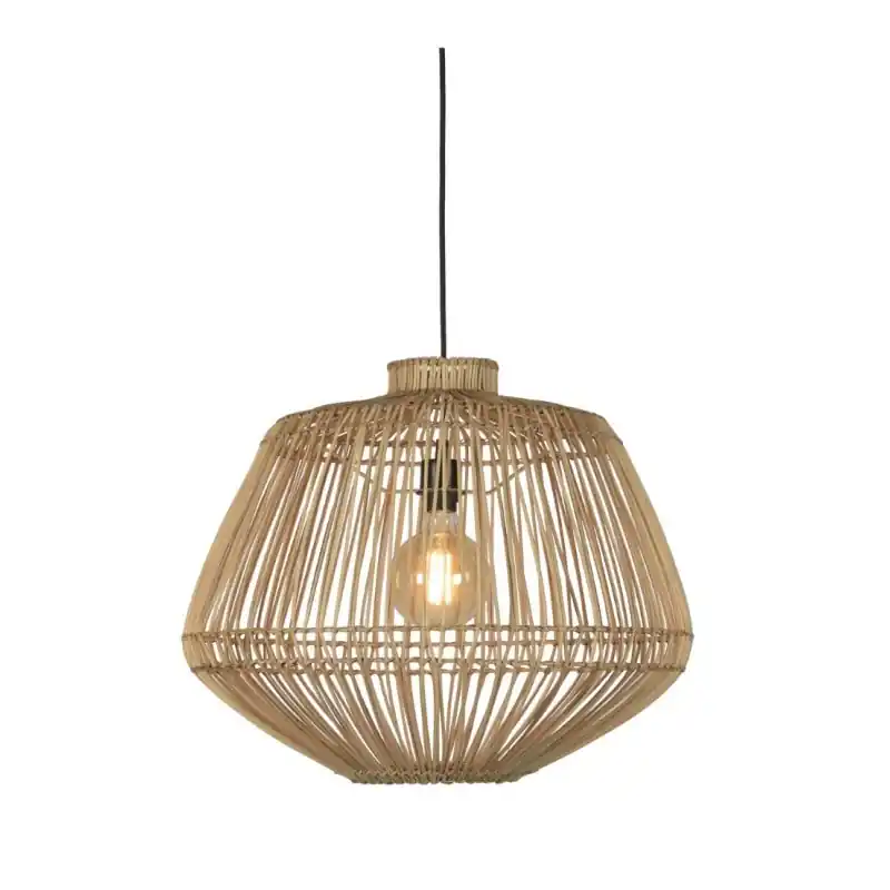 Szybka wysyłka Bambusowa lampa wisząca Madagascar, naturalny, Good and Mojo