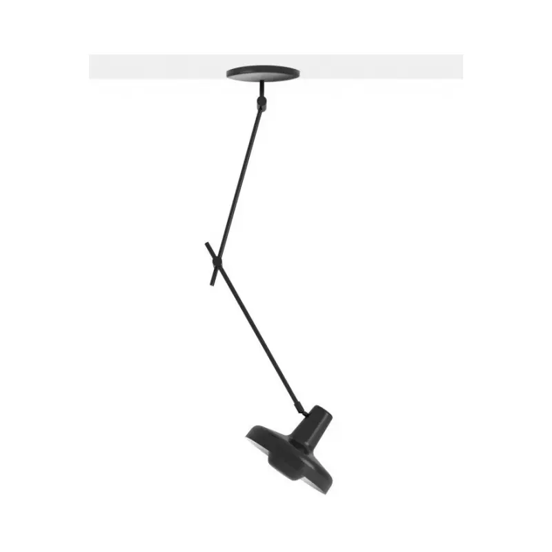 Tylko dziś pojedyncza lampa sufitowa Arigato, czarny, GRUPA