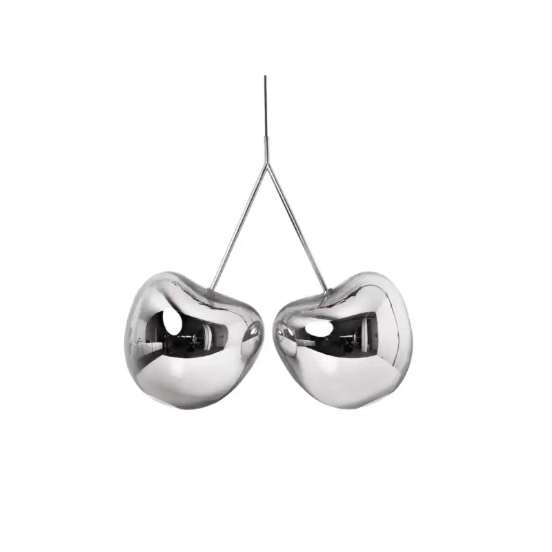 Hit cenowy lampa wisząca Cherry, srebrny, QeeBoo