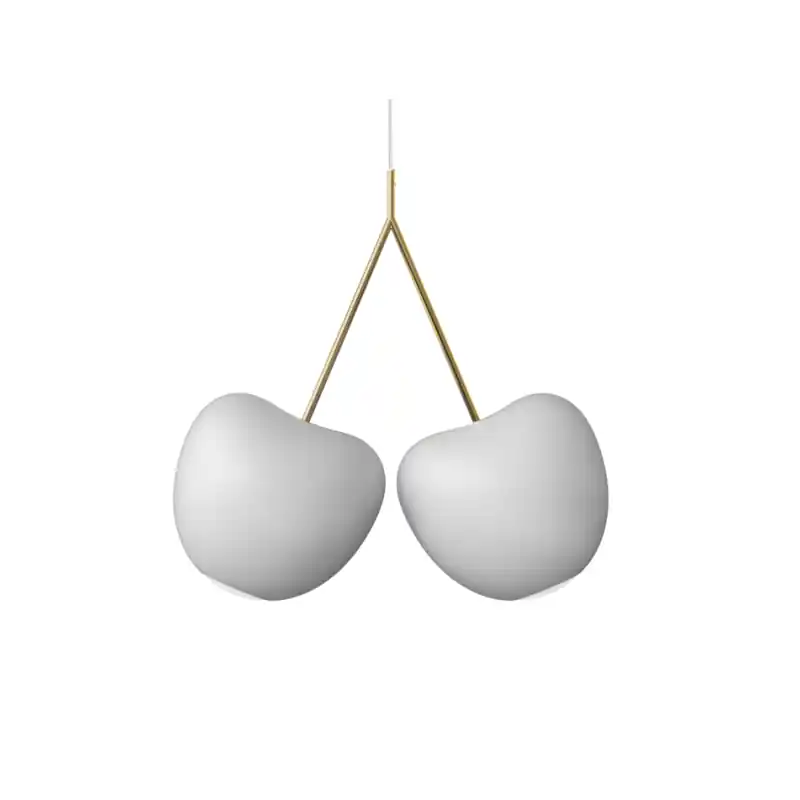 Wybór klientów Lampa wisząca Cherry, złamana biel, QeeBoo