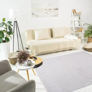Zniżka Dywan shaggy 8720A OBO WHITE OPTIMAL Biały 60x100cm