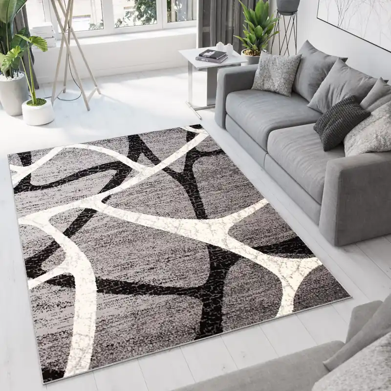 Zniżka Dywan nowoczesny D319C GRAY CHEAP PP CRM Szary 60x100cm