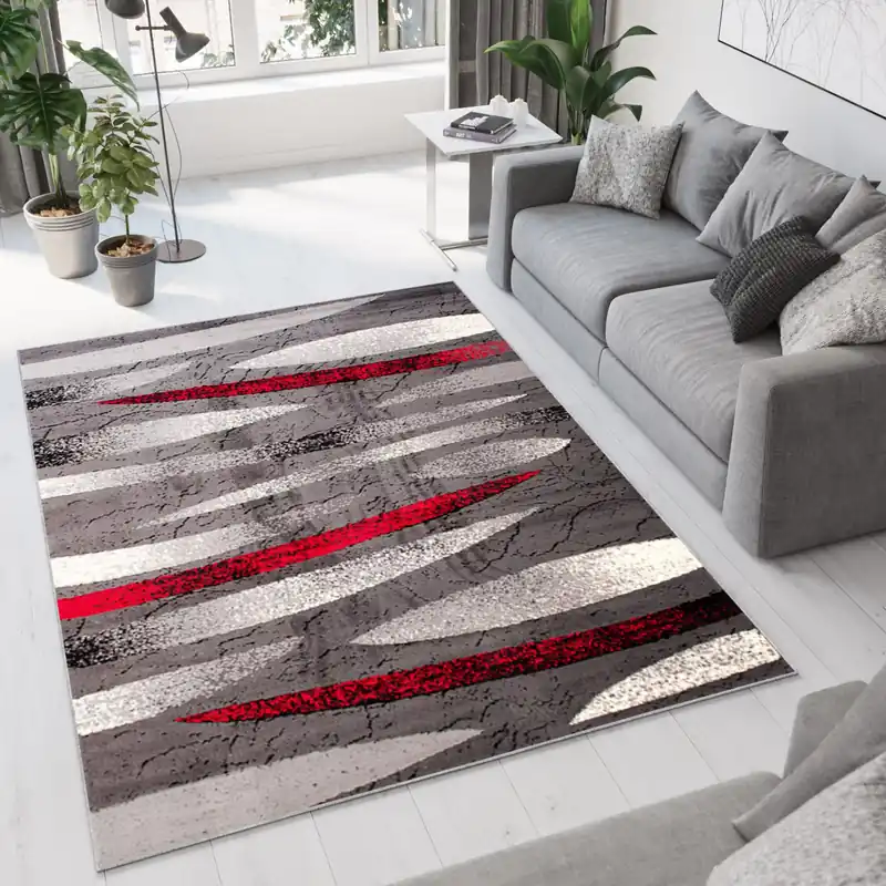 Zniżka Dywan nowoczesny D320B DARK GRAY CHEAP PP CRM Szary 60x100cm