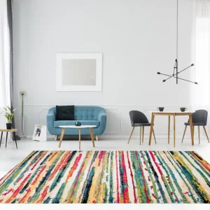 Zniżka Dywan nowoczesny H047A WHITE SUMATRA Biały 80x150cm