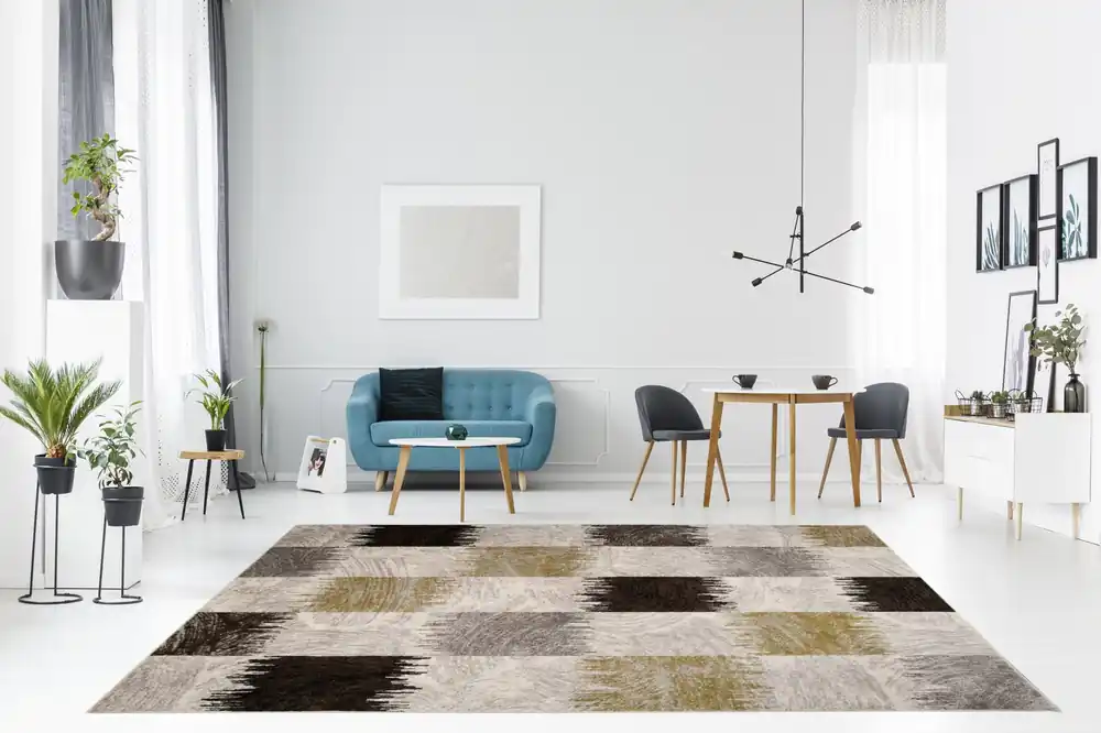 Zniżka Dywan nowoczesny E323B WHITE SUMATRA Biały 80x150cm