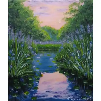 ZESTAW RĘCZNIE MALOWANYCH OBRAZÓW - DYPTYK NIEPOWTARZALNYCH BARW- 2x 30x24cm Łatwy zwrot