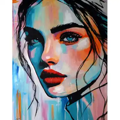 Girl in Pastel Shades 80x100 Nie przegap