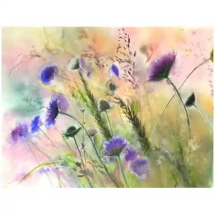 Kup online Dogonić lato -akwarela w oprawie 80 x 60