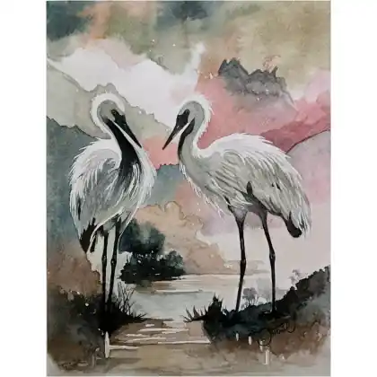 Zamów teraz Wspólna chwila, Akwarela 24x32 cm