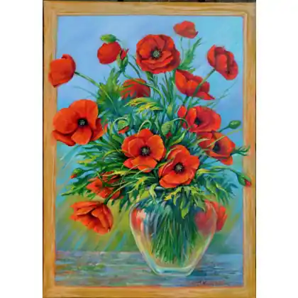 Rabat MAKI W SZKLANYM WAZONIE 50x70cm