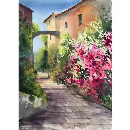 Włoska uliczka (40x50 cm) Najlepsza cena