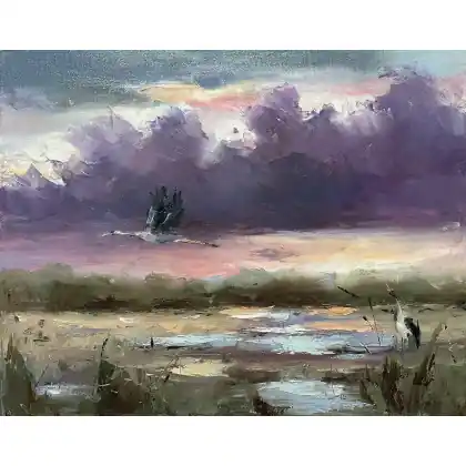 Taniej Żurawie (40x50 cm)