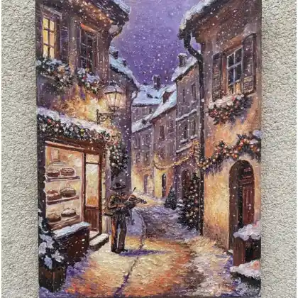 Szybka dostawa Magia i melodia Świat. Góral grający na skrzypcach.
