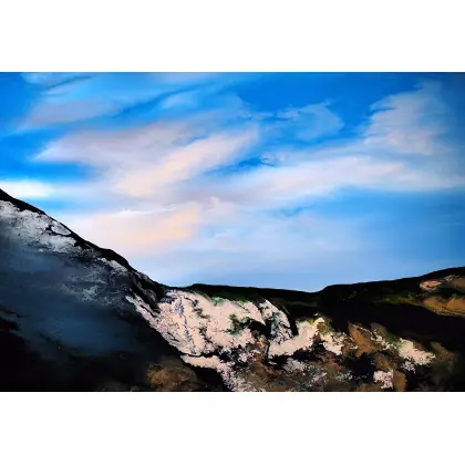 The sky above the soft hills Kup online