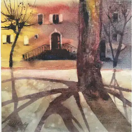 Słoneczny platan (32x32 cm) Wybór klientów