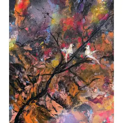 Tylko dziś Nasze Randez-Vous, obraz akrylowy na płótnie, 24x30x1 cm