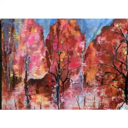 Tylko do końca tygodnia Jesienne zauroczenie, obraz akrylowy na płótnie 70x50x2 cm
