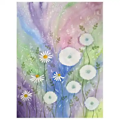 Akwarela 56x76cm. Dmuchawce Nie przegap