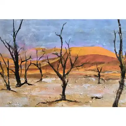 Kup teraz Namibia, obraz akrylowy na płótnie 70x50x2 cm