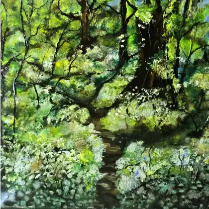 Wysoka jakość Blisko natury, obraz na płótnie 50x50x2 cm