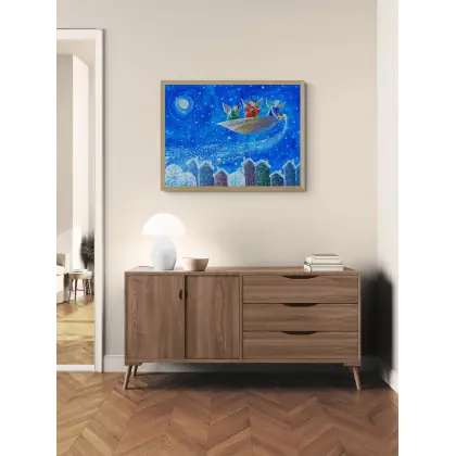 Do wyczerpania zapasów Śnieg nad miastem – Giclee
