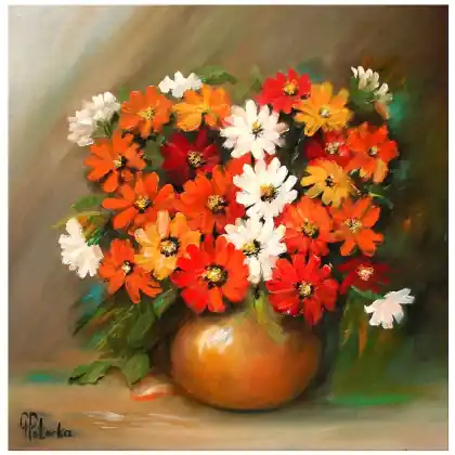 Wysoka jakość Obraz olejny Cynie 50cm-50cm