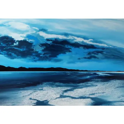 Blue landscape Taniej