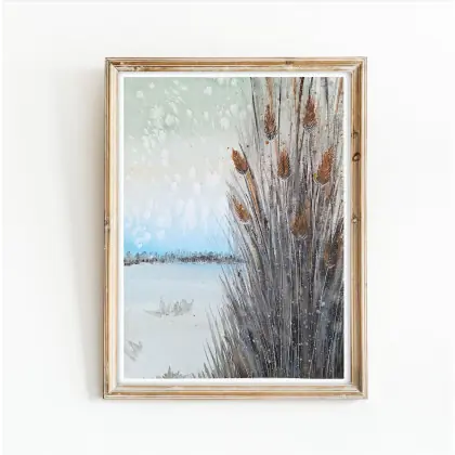 Obniżka ceny Akwarela 30x40cm. Szuwary