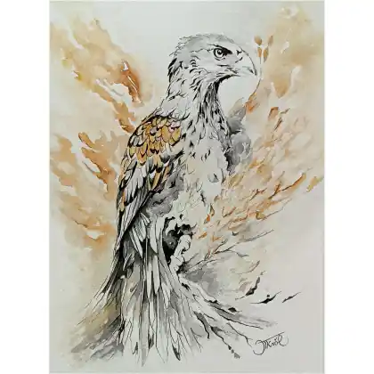 Król przestworzy, Akwarela 24x32 cm Bestseller