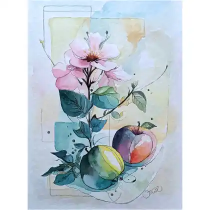 W kolorach natury, Akwarela 23x31 cm Najlepsza cena