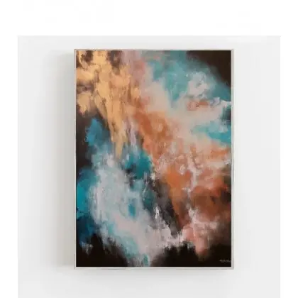 Bestseller Abstrakcja ze złotem - obraz akrylowy 70/100 cm