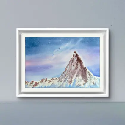 Bezpieczne zakupy Akwarela Matterhorn