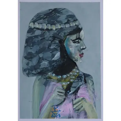 Taniec, olej, akryl, 21 x29,7cm Oferta