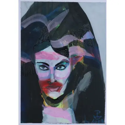 Kama, olej, akryl, 21 x29,7cm Najlepsza cena