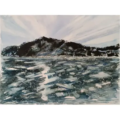 Na krańcu świata, Akwarela 24 x 32 cm. Kup online