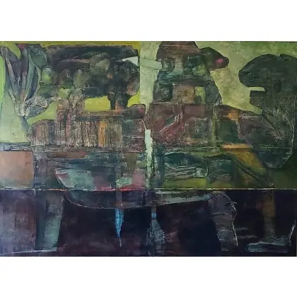Pojedynek w Venlo - Olej 130 x 180 cm Nowość