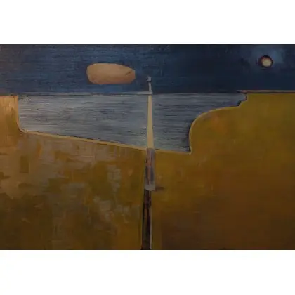 Latarnia nad morzem. Olej 100 x 70 cm Ograniczona ilość