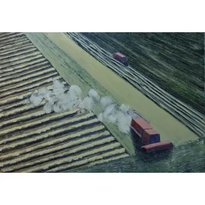 Żniwa- Olej 100 x 70 Tylko dziś