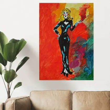 Wysoka jakość pin up girl
