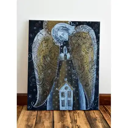 Anioł z domem. Giclee Oferta