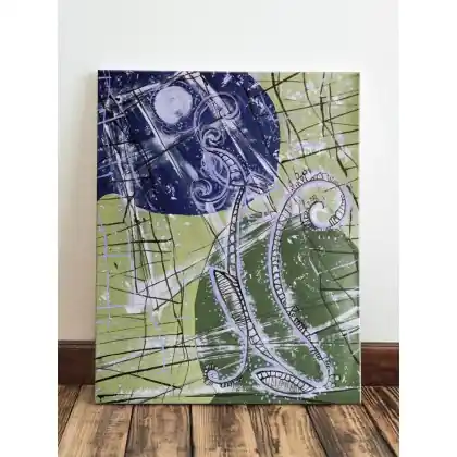 Bezpieczne zakupy Kot i księżyc. Seria KOTY. Giclee