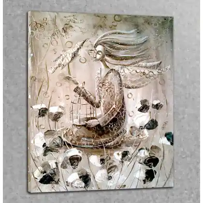 Wybór klientów Bajka białego ptaka. Giclee