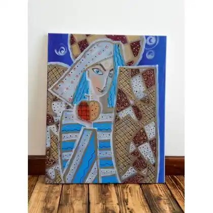 Z jabłkiem 2. Giclee Rabat