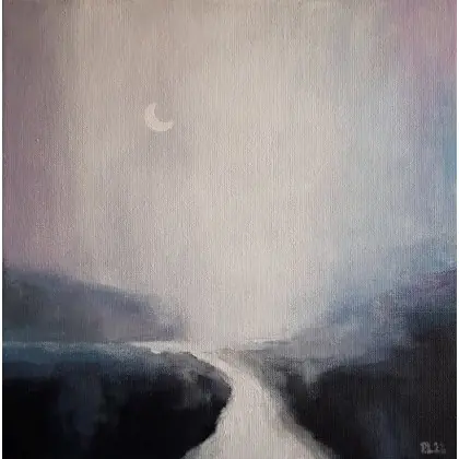 Wybór klientów Noc- obraz akrylowy 30/30 cm