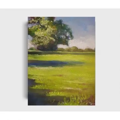 Wysoka jakość Drzewo-praca wykonana pastelami