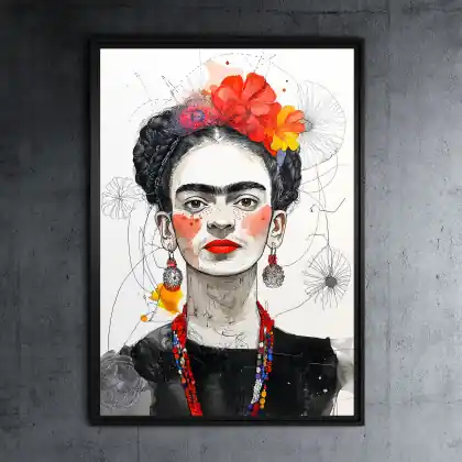 Kup online Frida - grafika na plakacie na A3